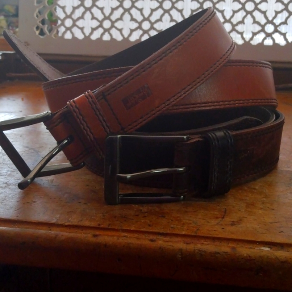 Vintage Levi’s Leather Belts 38